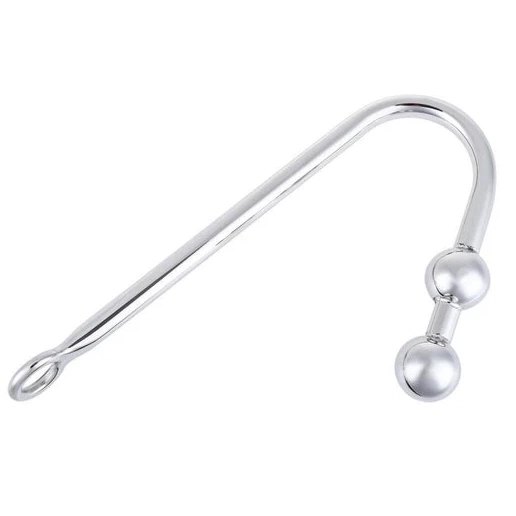 Stainless Pleasurable Steel Hook 4417 Anal Balls Two 0610